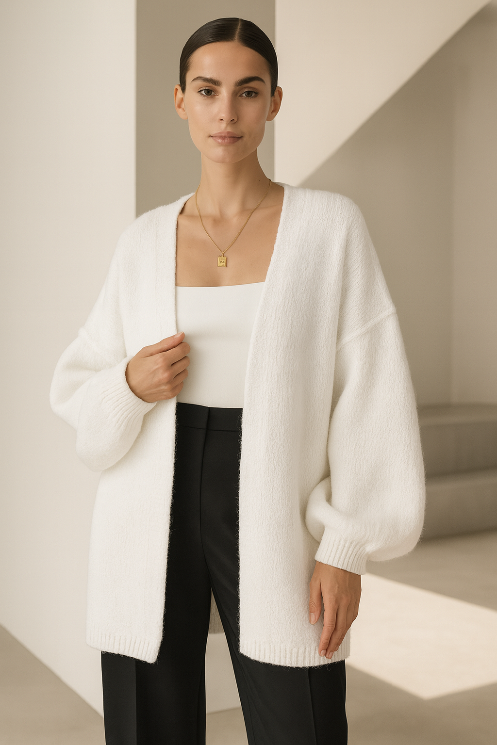 Oversized Cozy Cardigan - Ultra Soft Knit